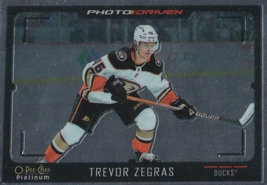 Trevor Zegras #PD-12 Hockey Cards 2021 O-Pee-Chee Platinum Photo Driven