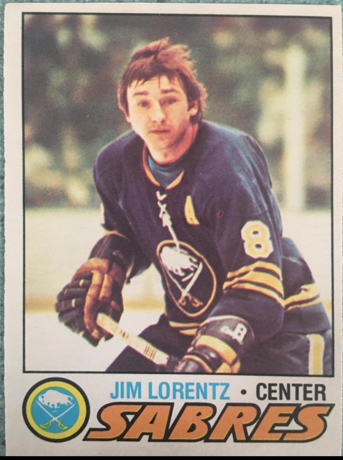 Jim Lorentz #58 Hockey Cards 1977 O-Pee-Chee