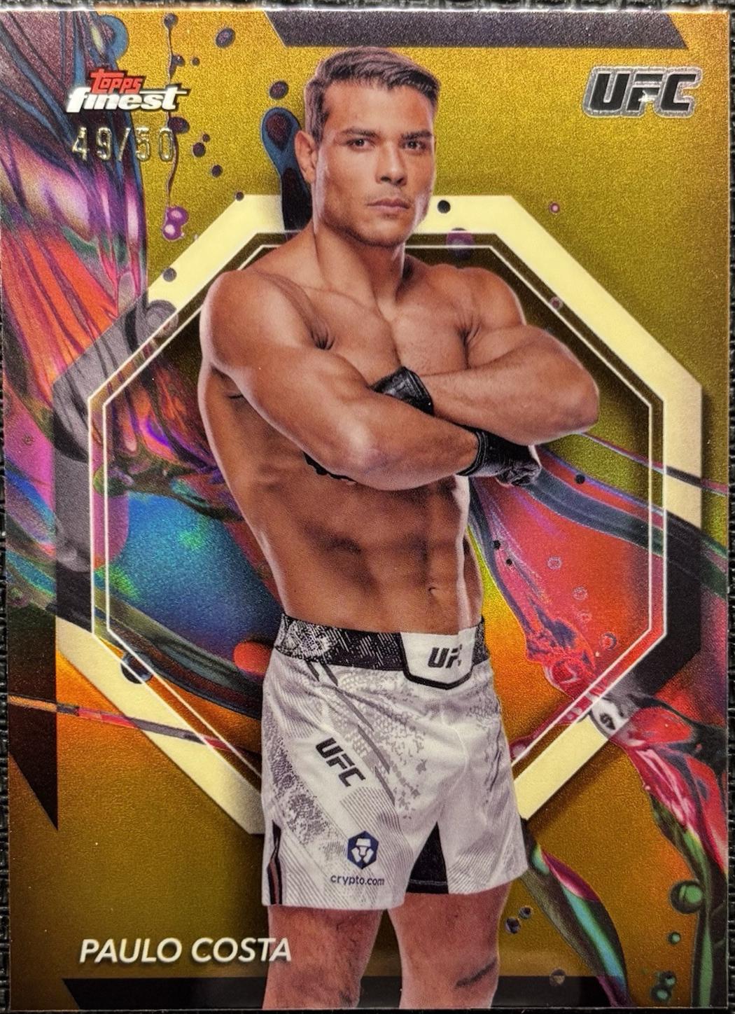 Paulo Costa [Gold Refractor] #4 Prices | 2024 Topps Finest UFC | UFC Cards