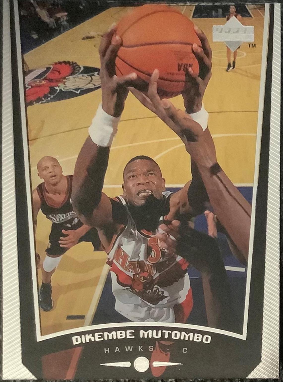 Dikembe Mutombo #3 Basketball Cards 1998 Upper Deck