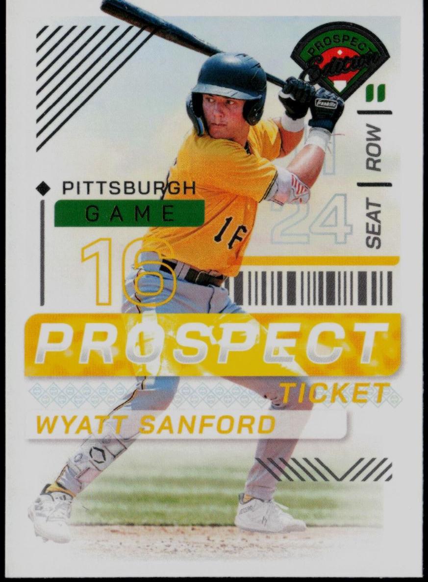 Wyatt Sanford #170 Baseball Cards 2024 Panini Prospect Edition
