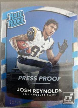 Josh Reynolds #301 2017 Donruss Football