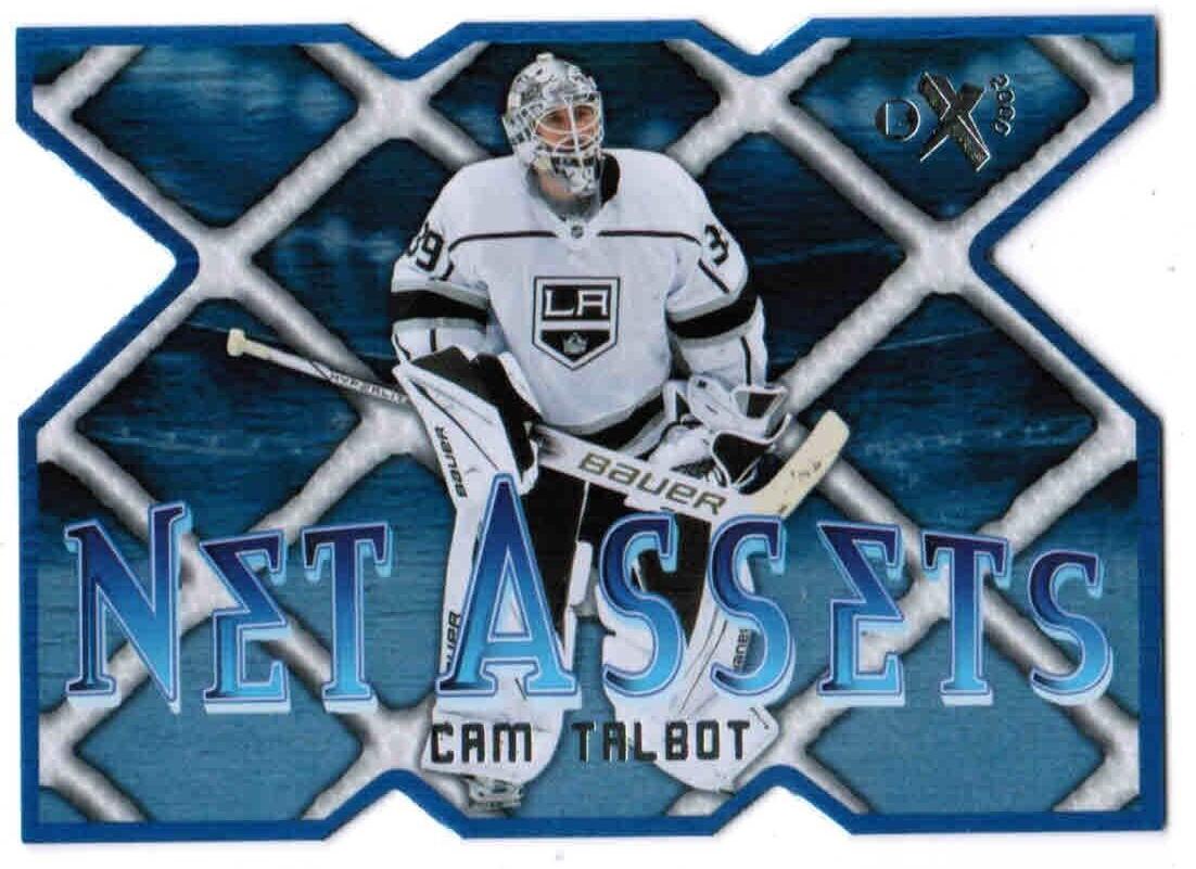 Cam Talbot #21 Hockey Cards 2023 SkyBox E-X 2000 Net Assets
