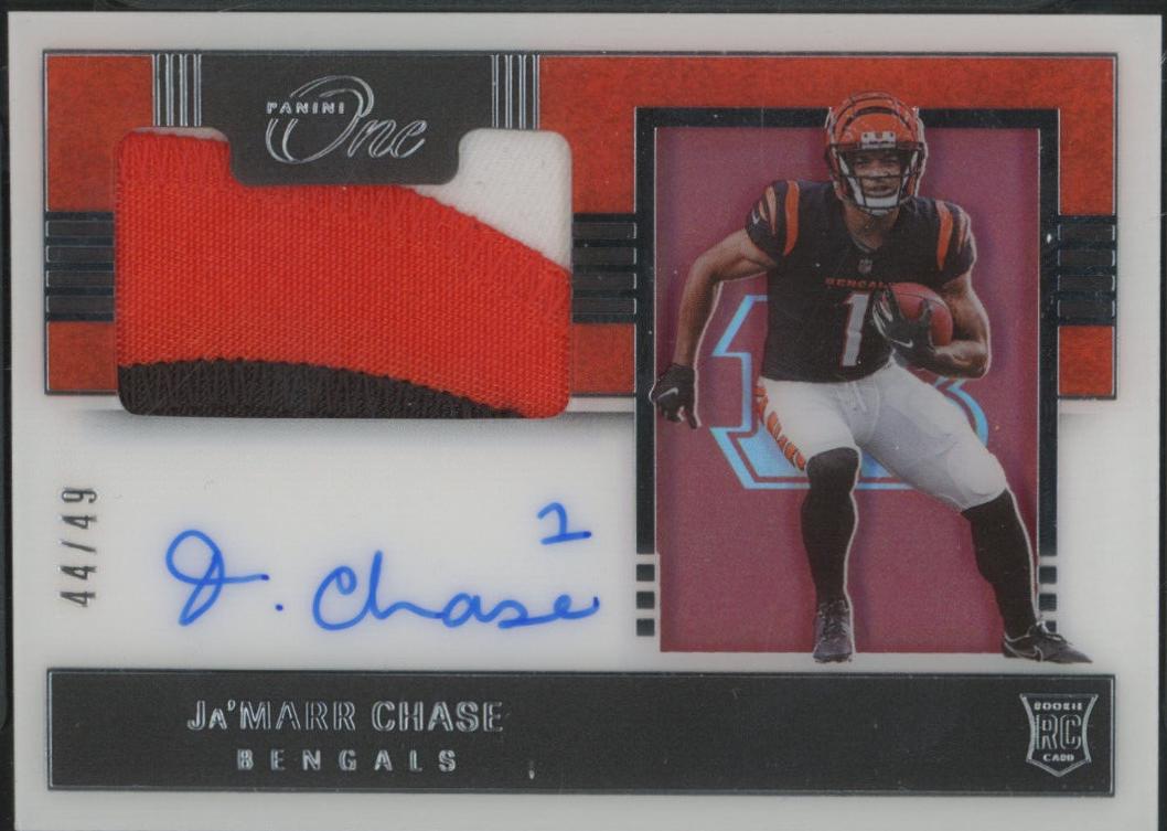 Ja'Marr Chase [Blue Autograph] #122