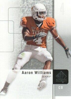 Aaron Williams #14 Football Cards 2011 SP Authentic