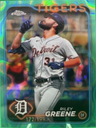 Riley Greene [Aqua Lava Refractor] #101