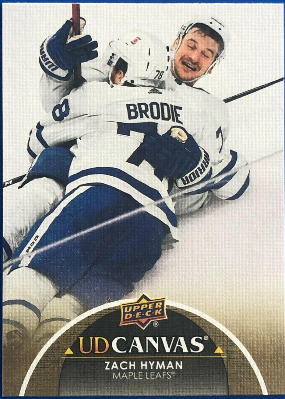 Zach Hyman #C75 2021-22 Upper Deck Hockey UD Canvas