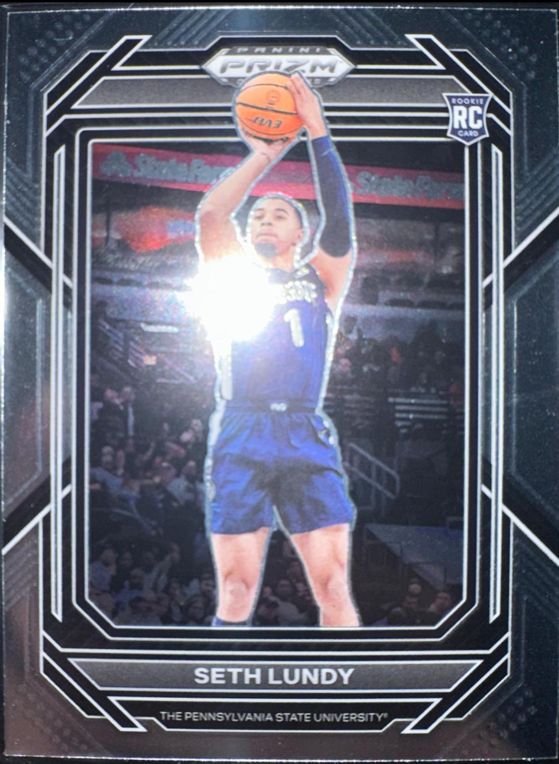 Seth Lundy #46 Basketball Cards 2023 Panini Prizm Draft Picks
