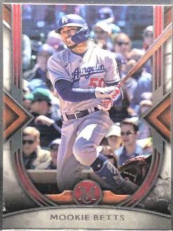Mookie Betts #5 Baseball Cards 2022 Topps Museum Collection