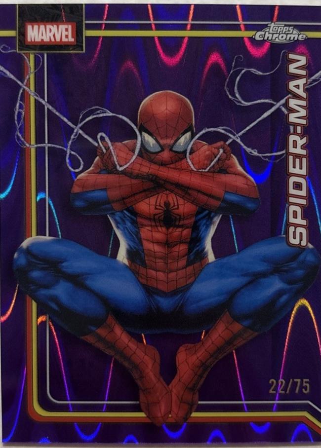 Spider-Man Purple RayWave Refractor