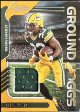 Aaron Jones #GH-14 Football Cards 2022 Panini Absolute Ground Hoggs Materials