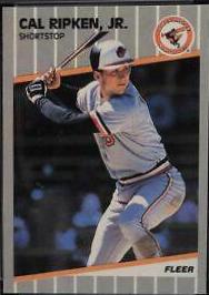 Cal Ripken Jr. #617 Baseball Cards 1989 Fleer Glossy