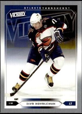 Ilya Kovalchuk #8 Hockey Cards 2005 Upper Deck Victory