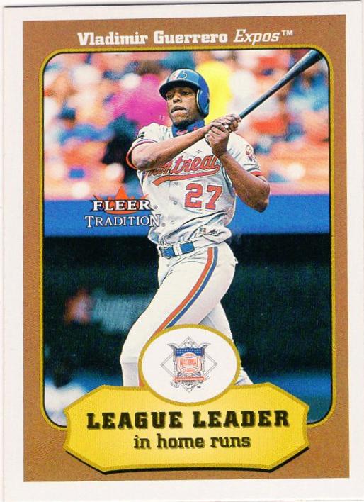 Vladimir Guerrero #395 2001 Fleer Tradition Baseball
