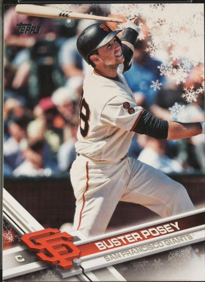 Buster Posey #19 Baseball Cards 2017 Topps Holiday