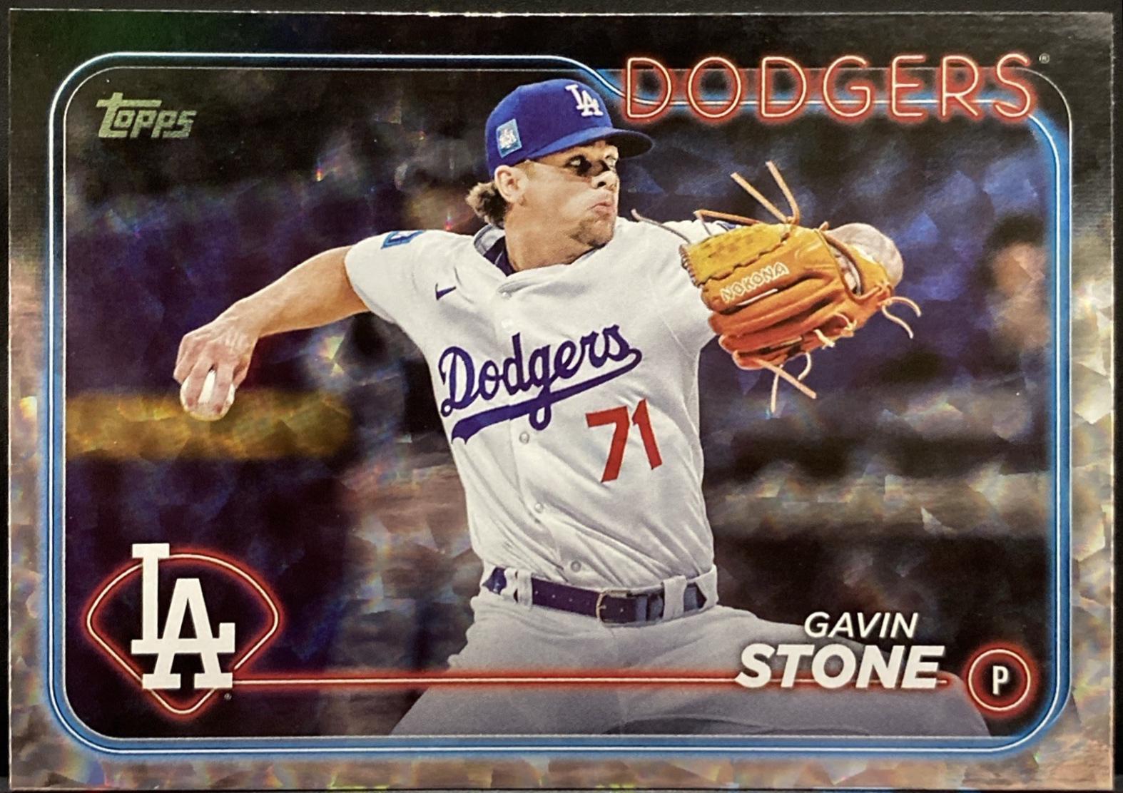 Gavin Stone [Silver Crackle Foilboard] #US340