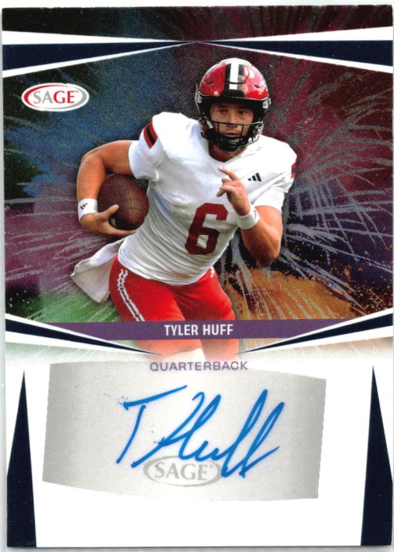 Tyler Huff [Blue] #A-TH3 Prices | 2025 Sage Hit Autograph | Football Cards