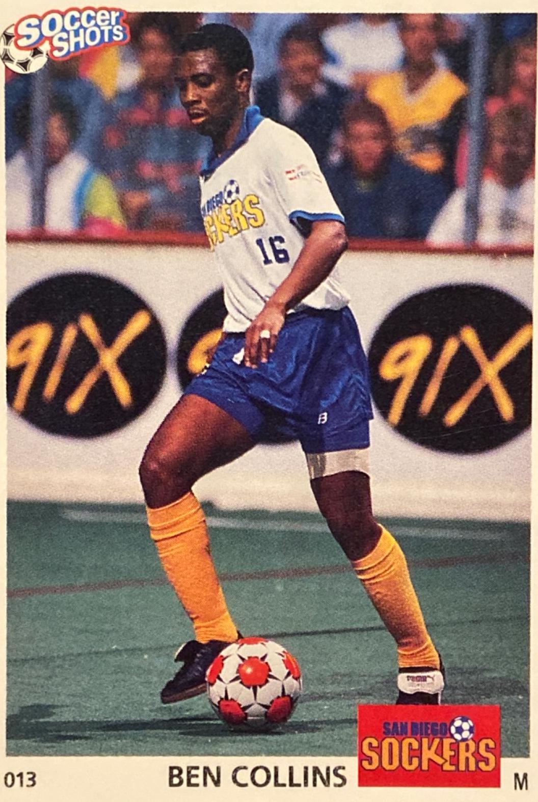 Ben Collins #13 Soccer Cards 1991 Soccer Shots MSL
