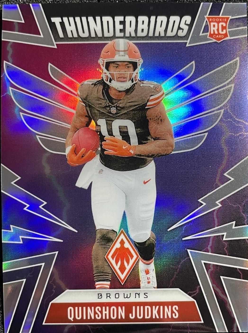 Quinshon Judkins [Silver Pyramids] #12 Prices | 2025 Panini Phoenix ...