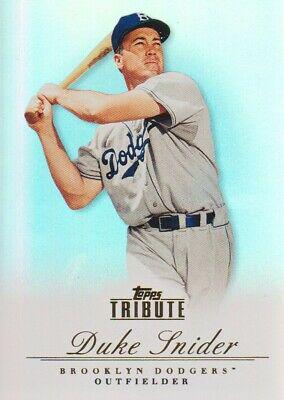 Duke Snider #17 Baseball Cards 2012 Topps Tribute
