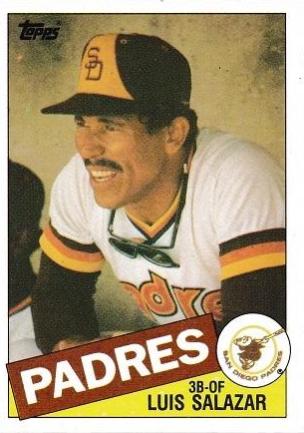 Luis Salazar (1985 Topps)