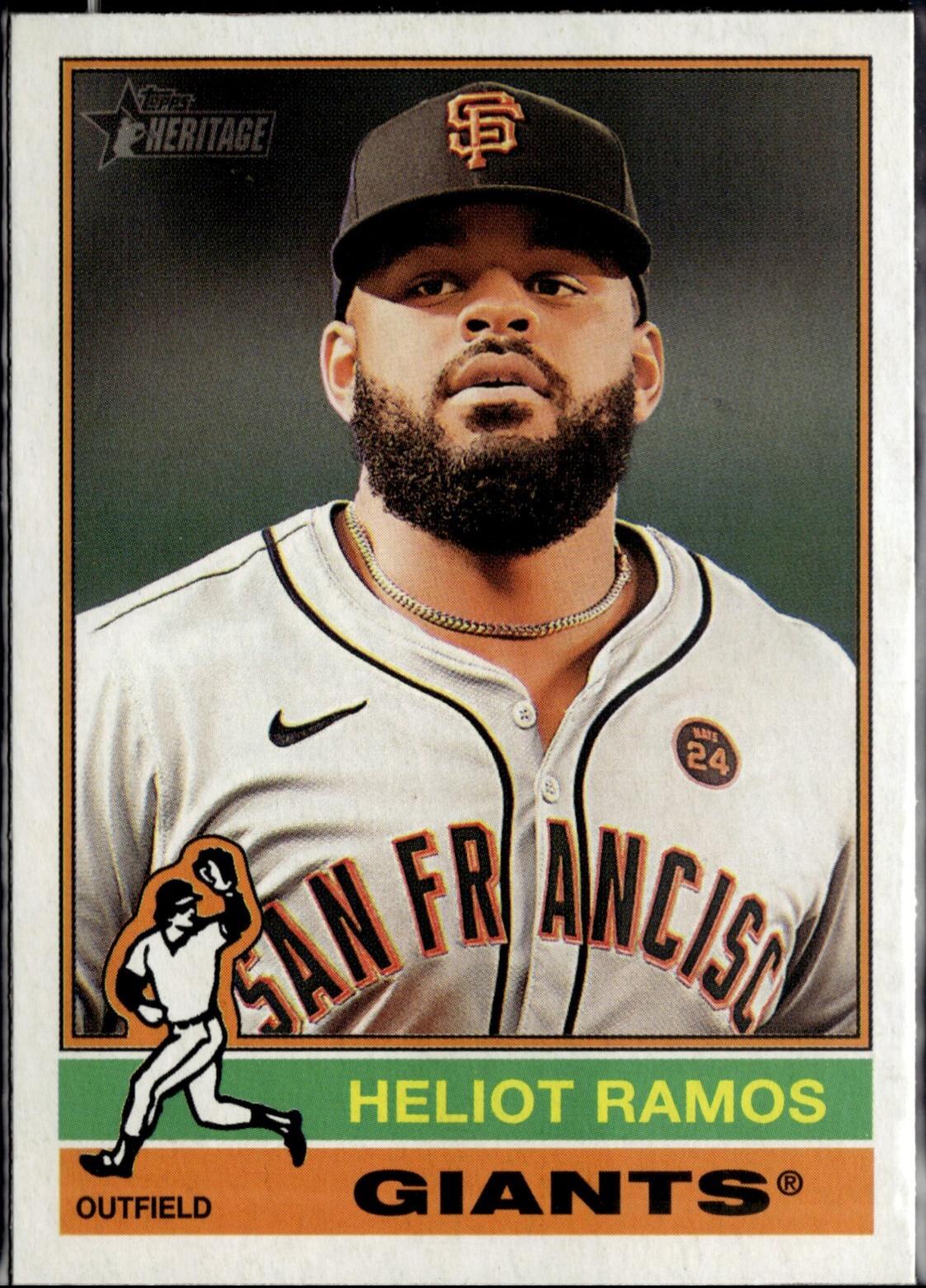 Heliot Ramos #32 Baseball Cards 2025 Topps Heritage
