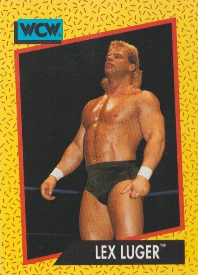 Lex Luger #14 Wrestling Cards 1991 Impel WCW