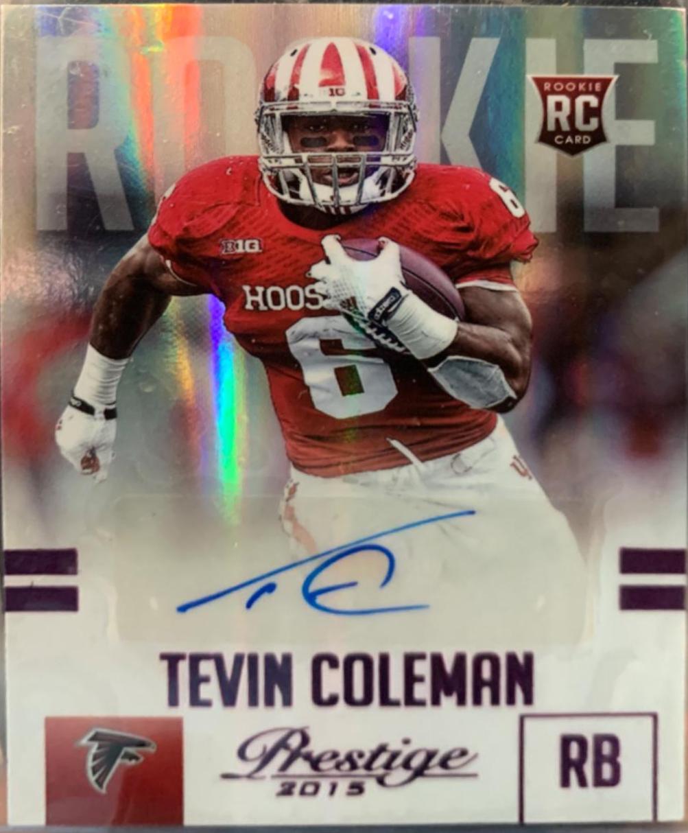 Tevin Coleman #289 2015 Panini Prestige Football Rookie Signatures