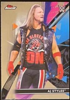 AJ Styles #1 Wrestling Cards 2021 Topps Finest WWE