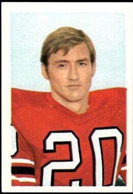 Tom McCauley #8 Football Cards 1972 NFLPA Wonderful World Stamps