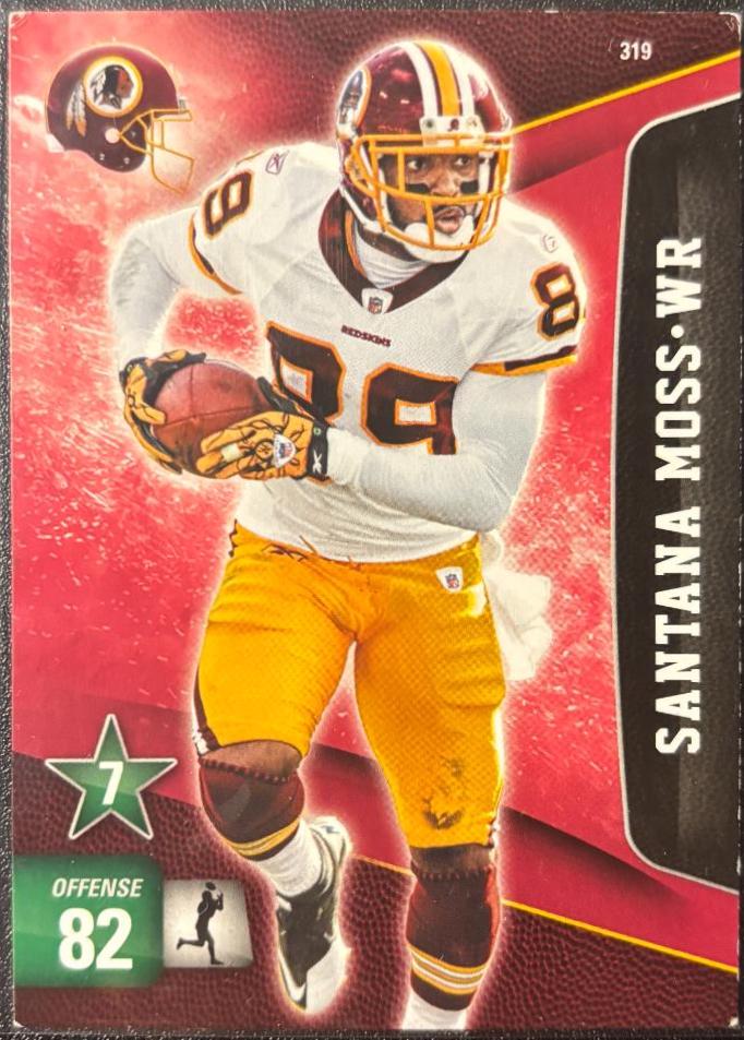 Santana Moss #319 2011 Panini Adrenalyn XL Football