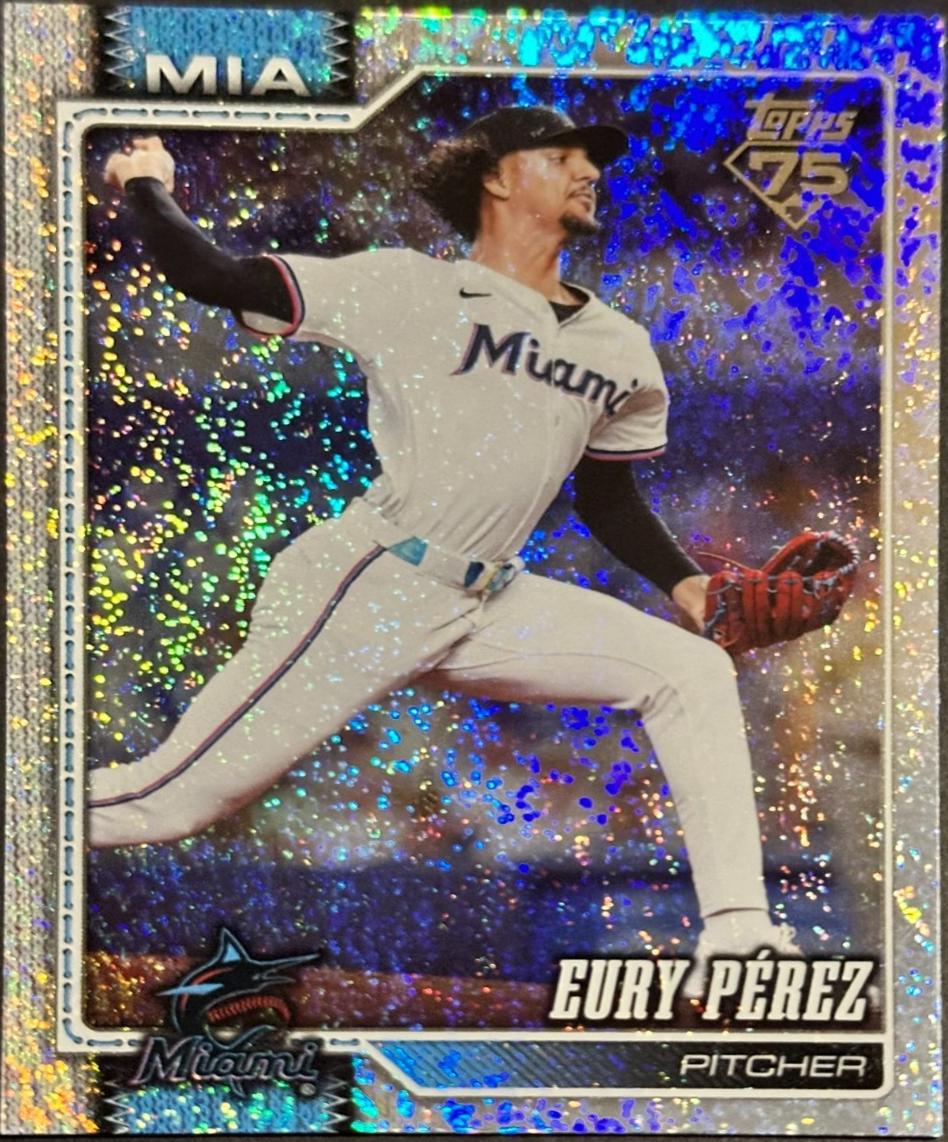 Eury Perez [Holo] #285 Prices | 2026 Topps | Baseball Cards