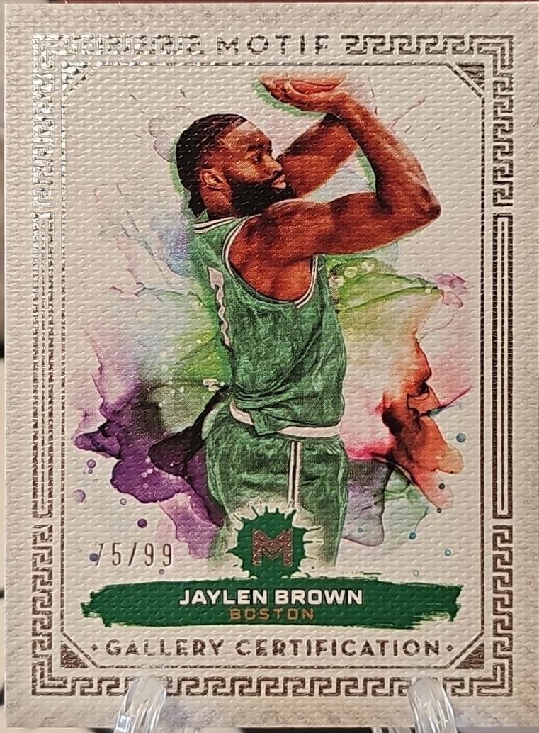 Jaylen Brown #34 Basketball Cards 2023 Topps Motif