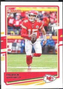 Patrick Mahomes ll #1 Football Cards 2020 Panini Donruss