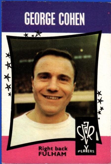 George Cohen #28 Soccer Cards 1967 A & BC Star Players