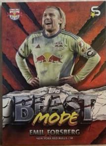 Emil Forsberg #BM-5 Soccer Cards 2024 Topps Superstars MLS Beast Mode