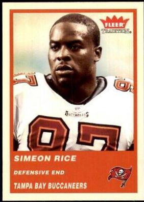 Simeon Rice #153 2004 Fleer Tradition Football