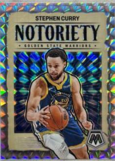 Stephen Curry #2 Basketball Cards 2023 Panini Mosaic Notoriety