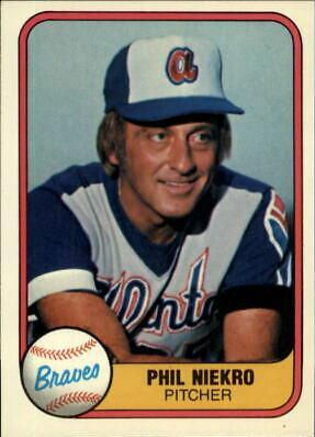 Phil Niekro #242 Baseball Cards 1981 Fleer