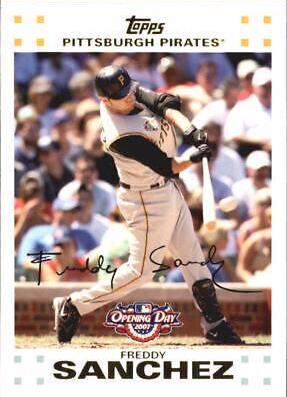 Freddy Sanchez #55 Baseball Cards 2007 Topps Opening Day