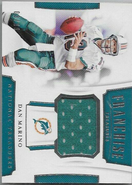 Dan Marino Football Cards 2018 National Treasures Franchise