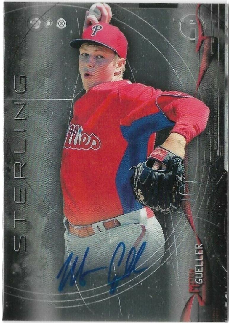 Mitch Gueller #MG 2014 Bowman Sterling Prospect Autograph Baseball