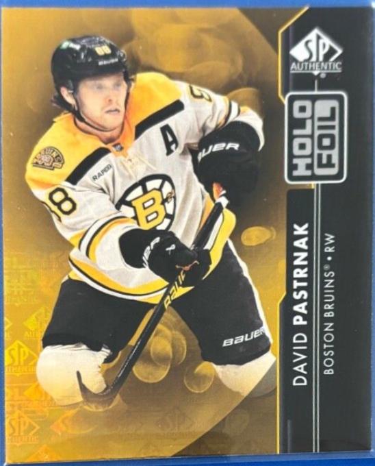 David Pastrnak #HF-8 Hockey Cards 2023 SP Authentic Holofoil