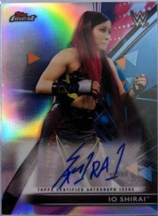 Io Shirai #RA-IS Wrestling Cards 2021 Topps Finest WWE Roster Autographs