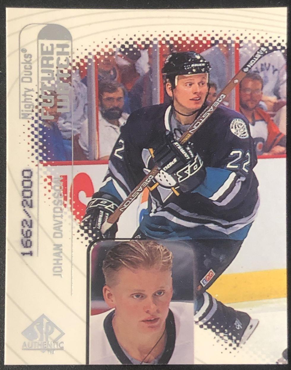 Johan Davidsson #91 1998-99 SP Authentic Hockey