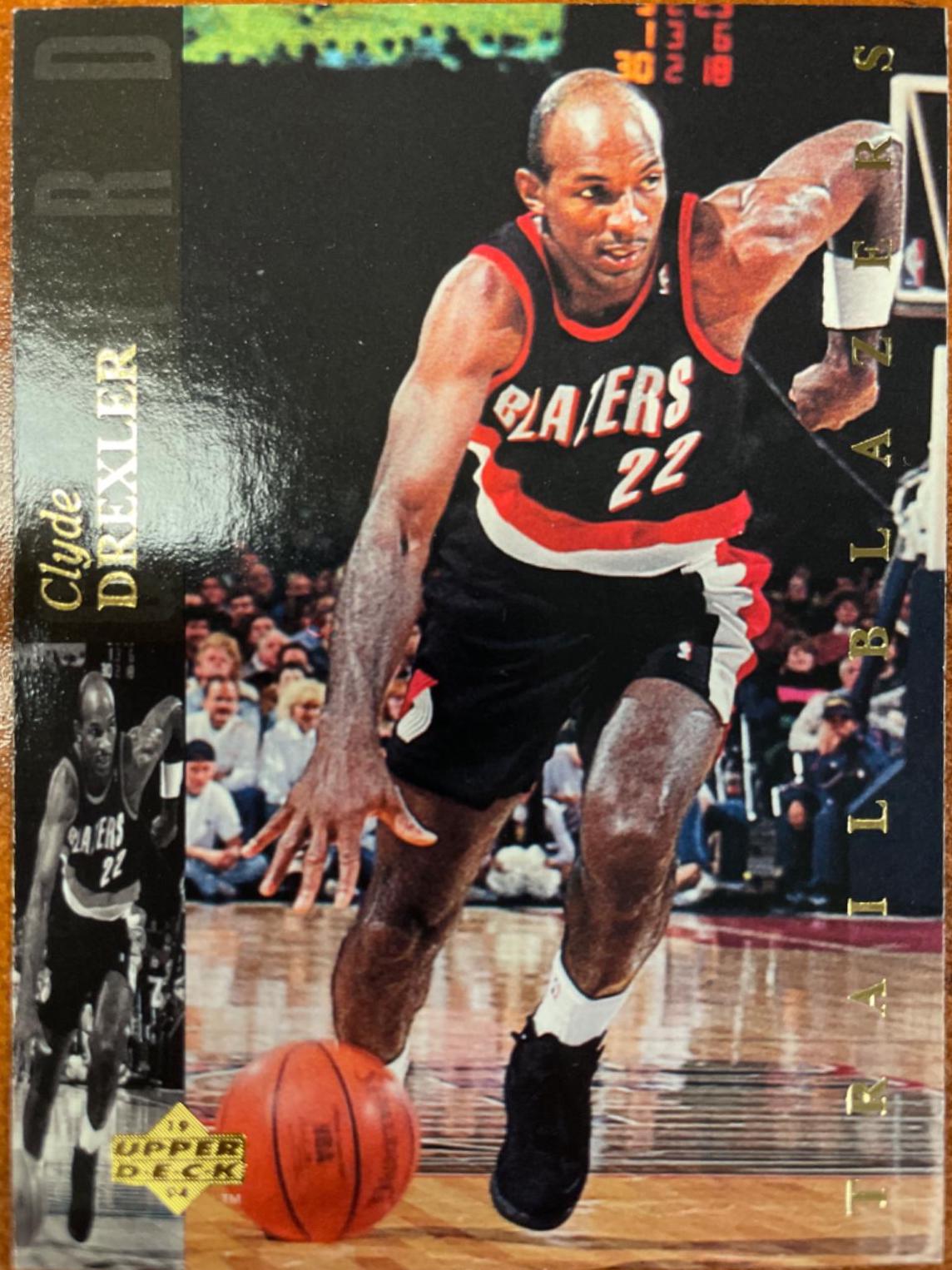 Clyde Drexler #10 Basketball Cards 1993 Upper Deck SE