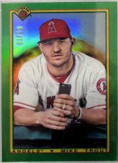 Mike Trout [Green Refractor] #90BMT