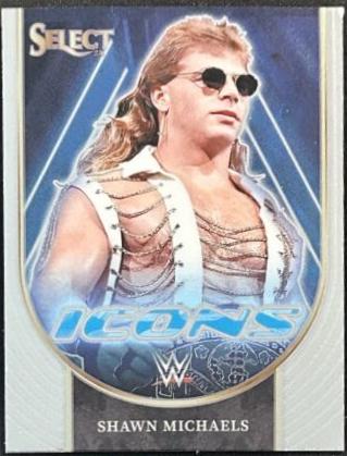 Shawn Michaels #6 Wrestling Cards 2024 Panini Select WWE Icons