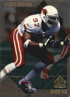 Simeon Rice #32 Football Cards 1997 SP Authentic