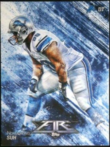 Ndamukong Suh #45 2014 Topps Fire Football